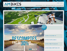 Tablet Screenshot of ambikes.com